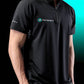 Sport Athletic Polo (Quarter Zip Collar) BLACK