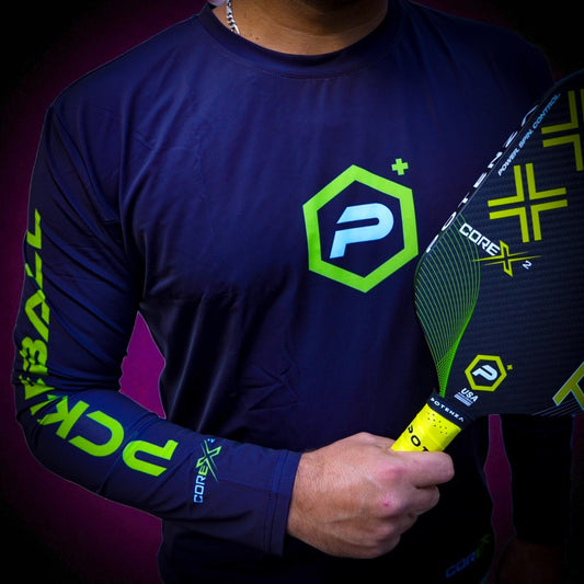 Logo Performance UPF50 Long Sleeve T-Shirt (Black/Neon Yellow)